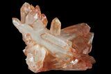 Natural, Red Quartz Crystal Cluster - Morocco #88921-1